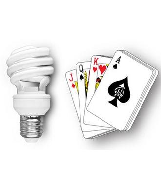 CFL Light Playing Cards